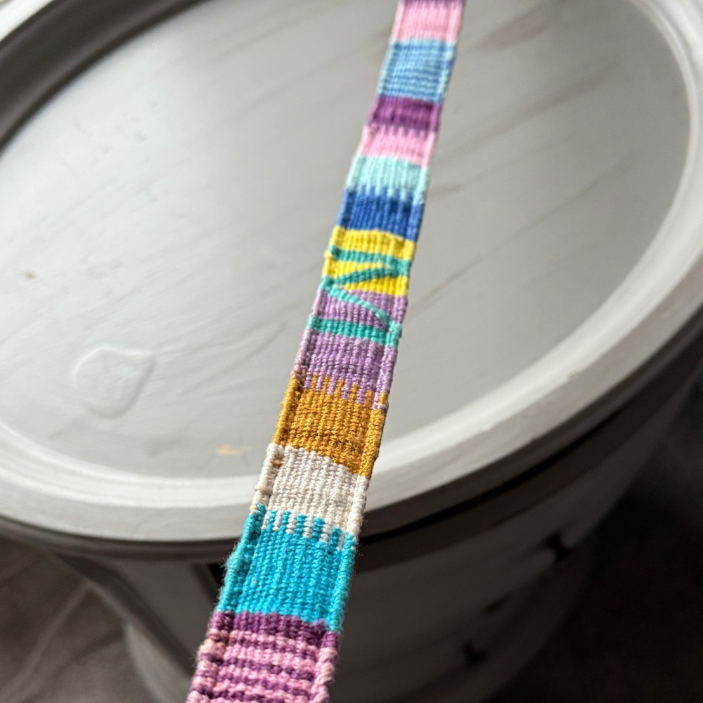 Multicolor Patterned Women's Belt - Picture 4 of 8